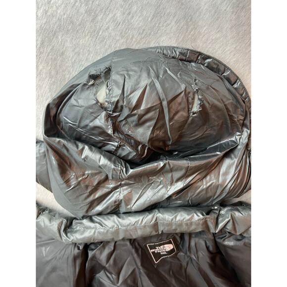 the north face kids 3xl nuptuse 900 puffy coat dark gray shine down jacket warm! - Picture 9 of 13